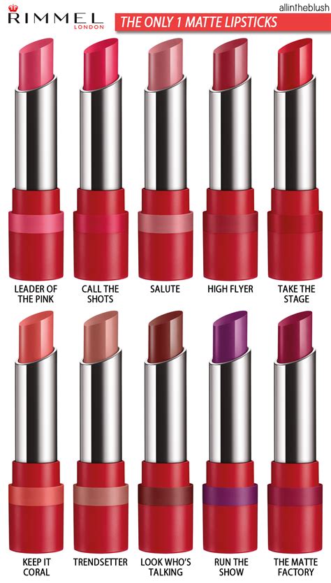 rimmel lipsticks